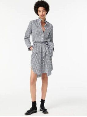 J. Crew Ruffleneck Shirtdress 8